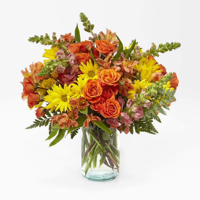 Warm Amber Bouquet – CHRISTELL'S FLOWERS, Killeen TX