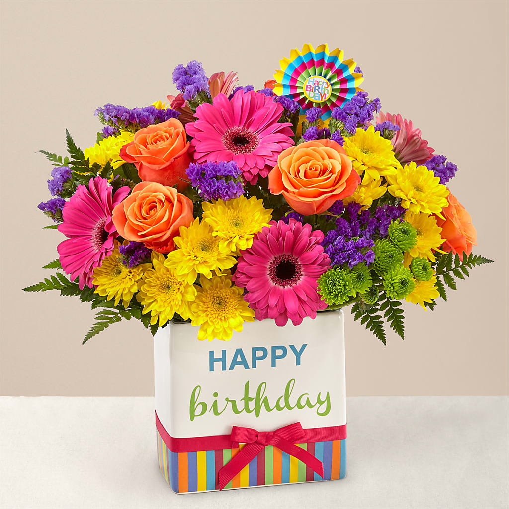 Birthday Brights Bouquet – CHRISTELL'S FLOWERS, Killeen TX