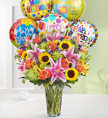 Birthday Fanfare – CHRISTELL'S FLOWERS, Killeen TX