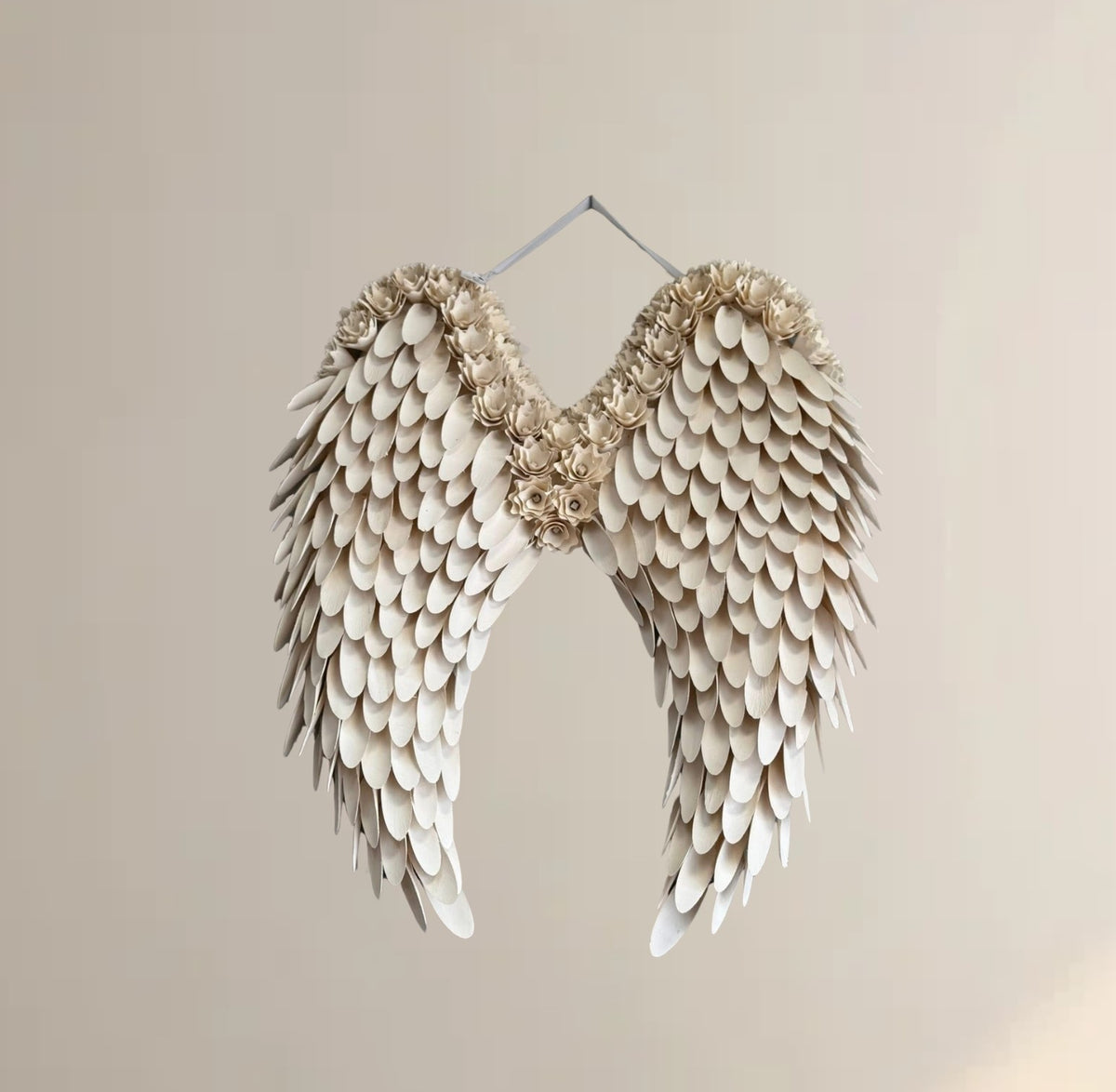 Angel's Embrace Woodchip Wreath – CHRISTELL'S FLOWERS, Killeen TX