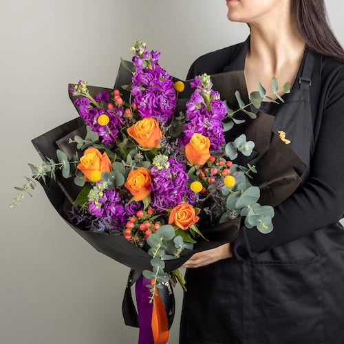 Spooky Season Wrapped Bouquet – CHRISTELL'S FLOWERS, Killeen TX