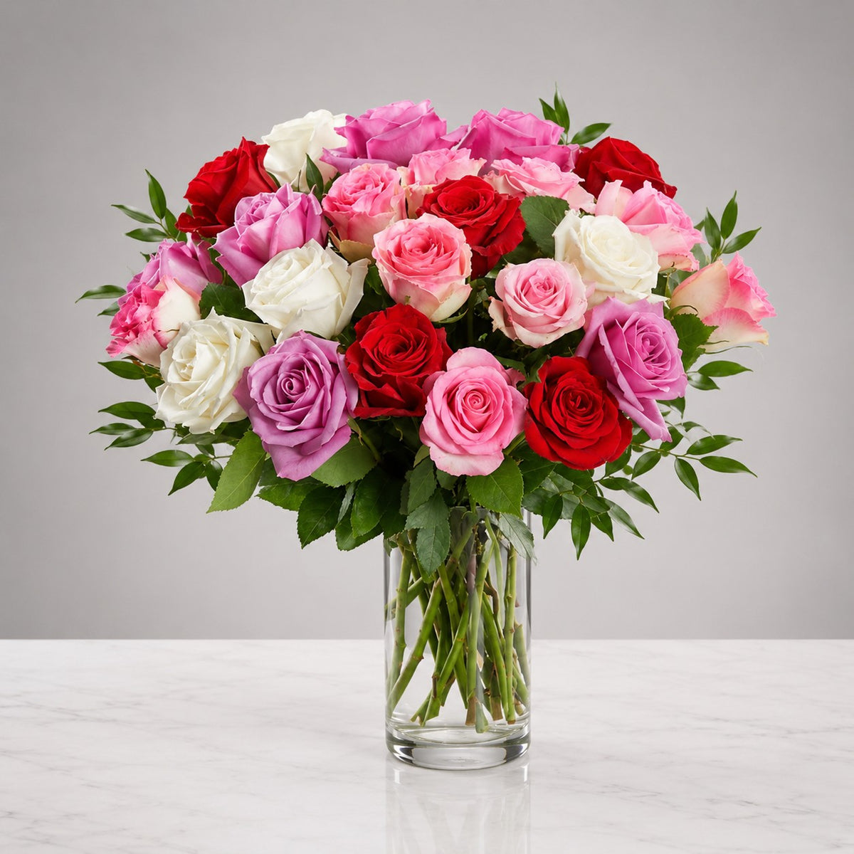 Romance Mixed Rose Bouquet – CHRISTELL'S FLOWERS, Killeen TX