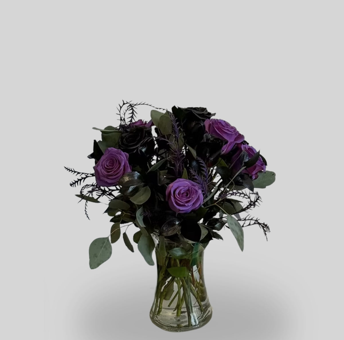 Violet Twilight Rose Bouquet – CHRISTELL'S FLOWERS, Killeen TX