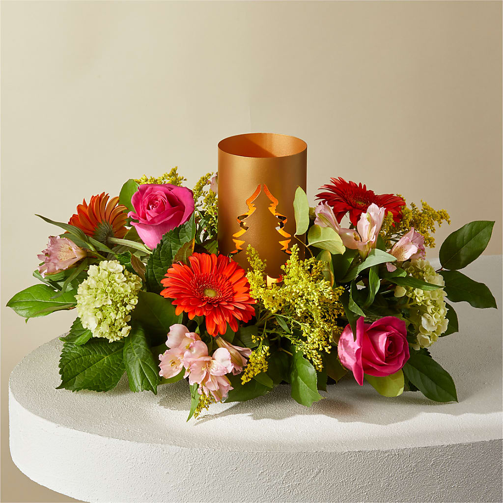 Sunlit Centerpiece – CHRISTELL'S FLOWERS, Killeen TX