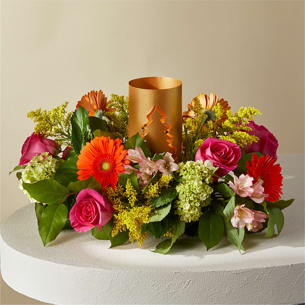 Sunlit Centerpiece – CHRISTELL'S FLOWERS, Killeen TX