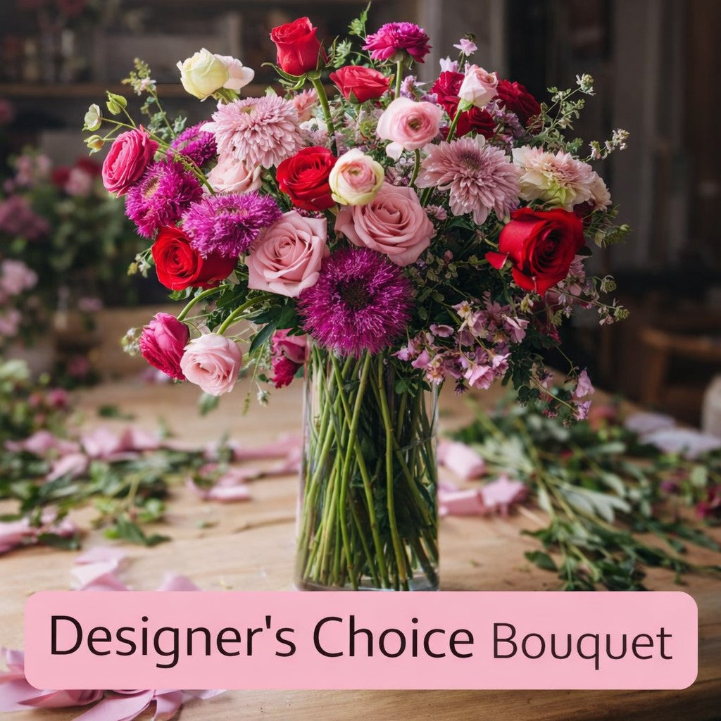 Designer Choice Bouquet-Romance – CHRISTELL'S FLOWERS, Killeen TX