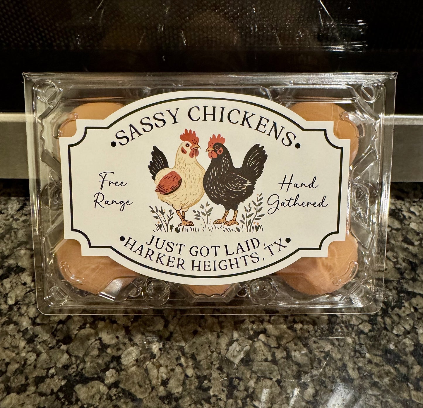 Sassy Chicken's Local Farm Fresh Eggs