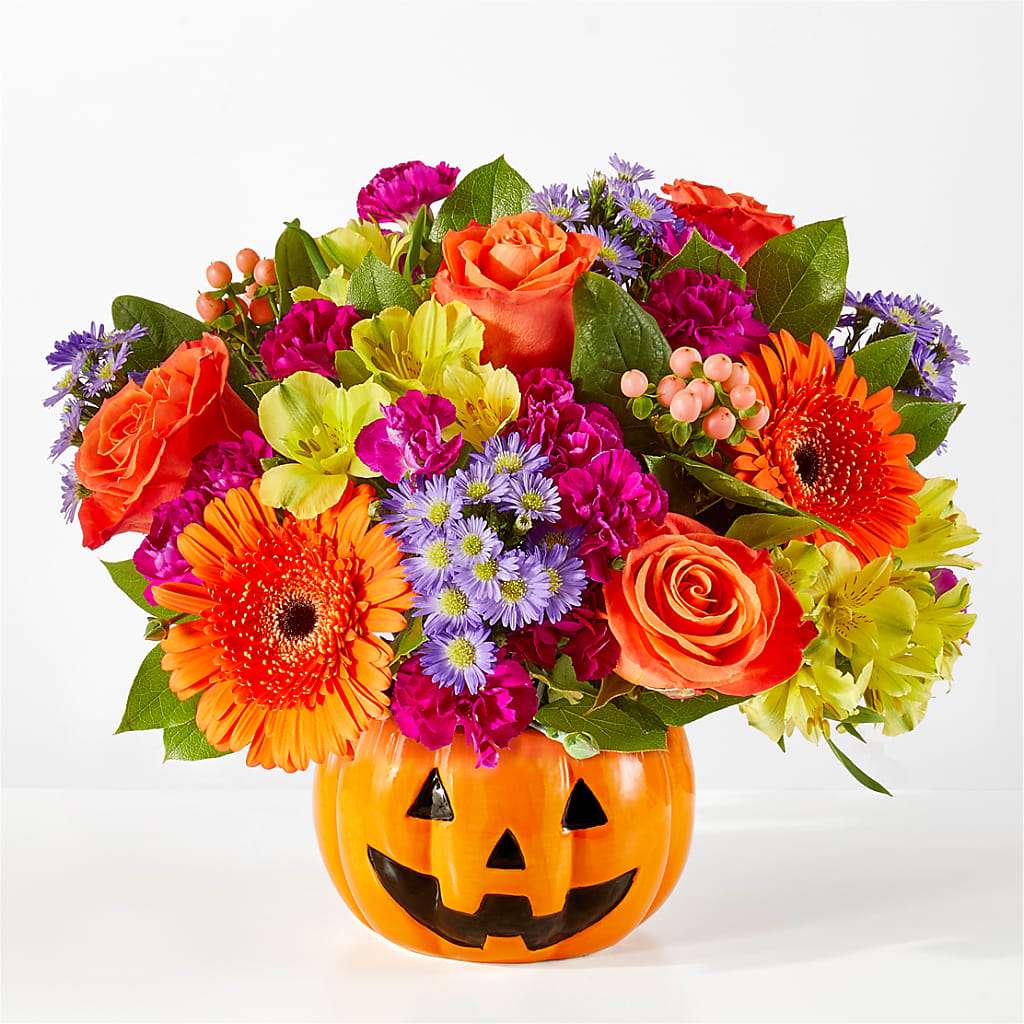 Tricks & Treats Pumpkin – CHRISTELL'S FLOWERS, Killeen TX
