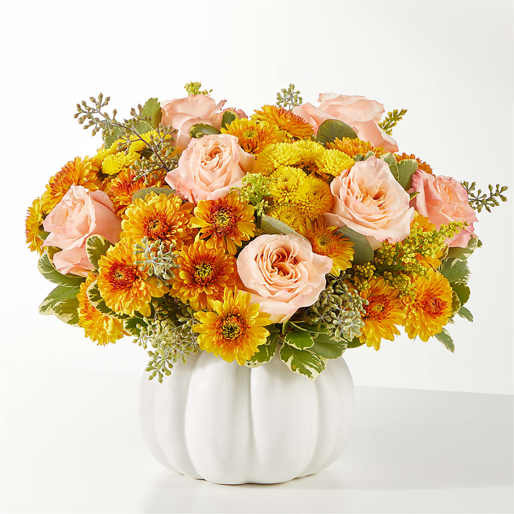 Peachy Pumpkin – CHRISTELL'S FLOWERS, Killeen TX