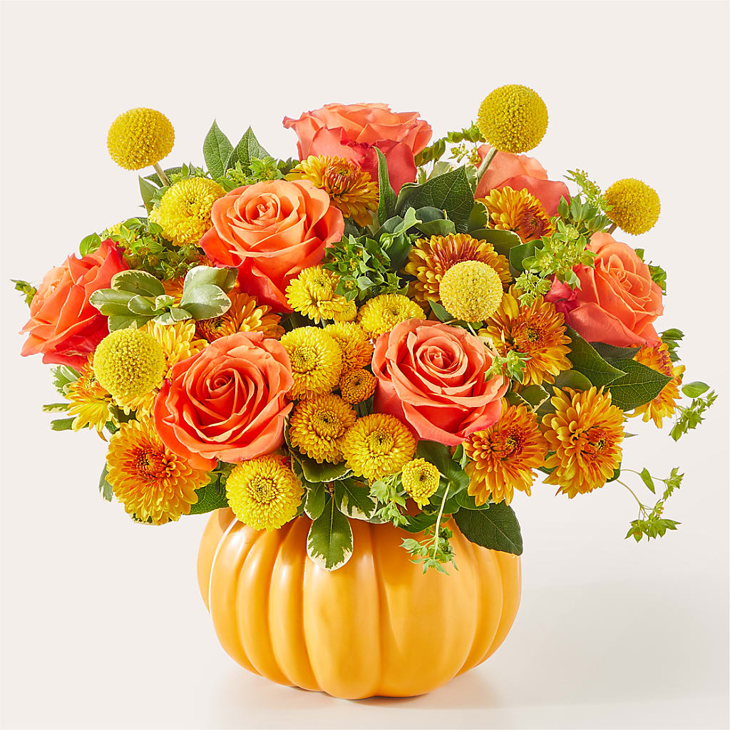 Gourdgeous Pumpkin – CHRISTELL'S FLOWERS, Killeen TX