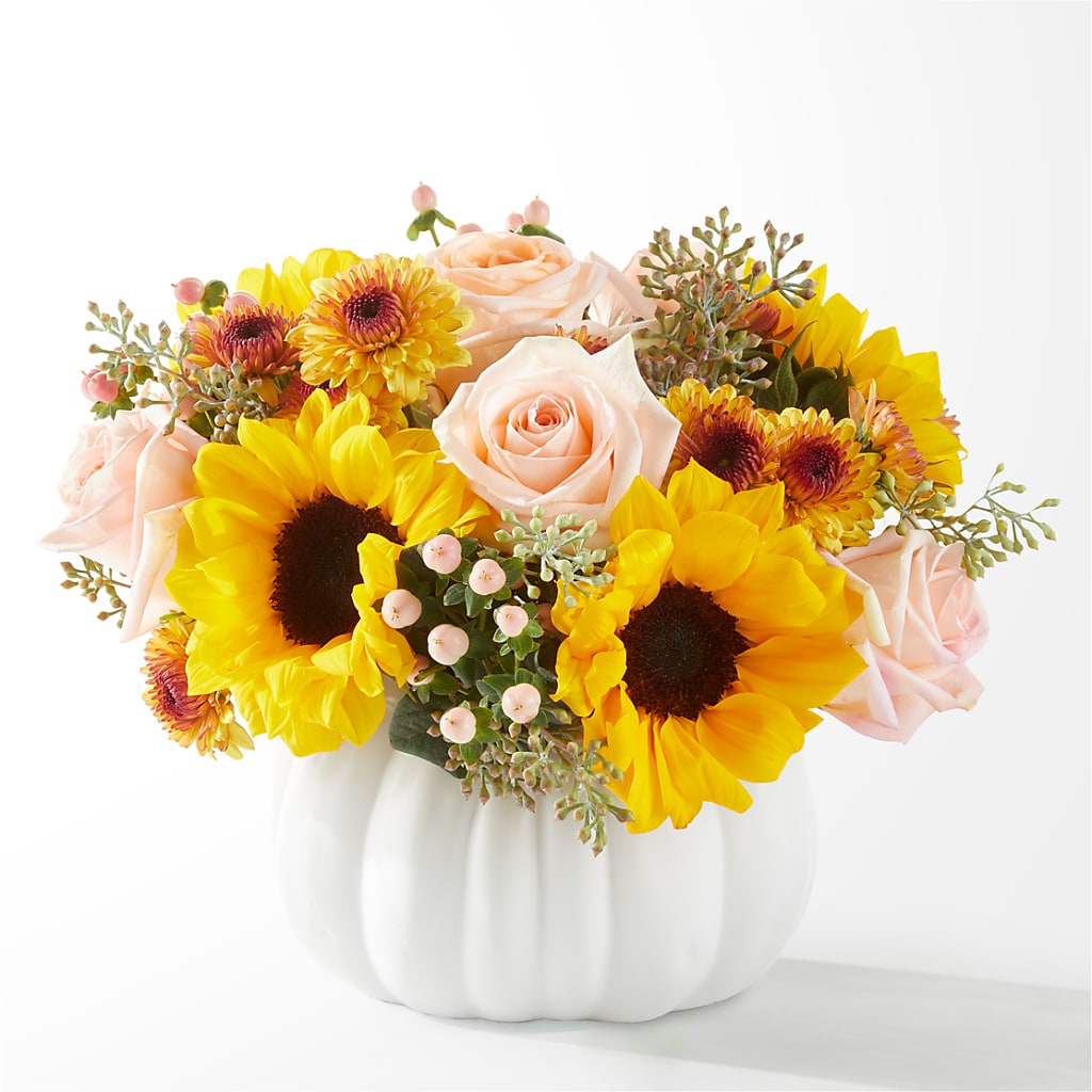 Pumpkin to Talk About Bouquet – CHRISTELL'S FLOWERS, Killeen TX
