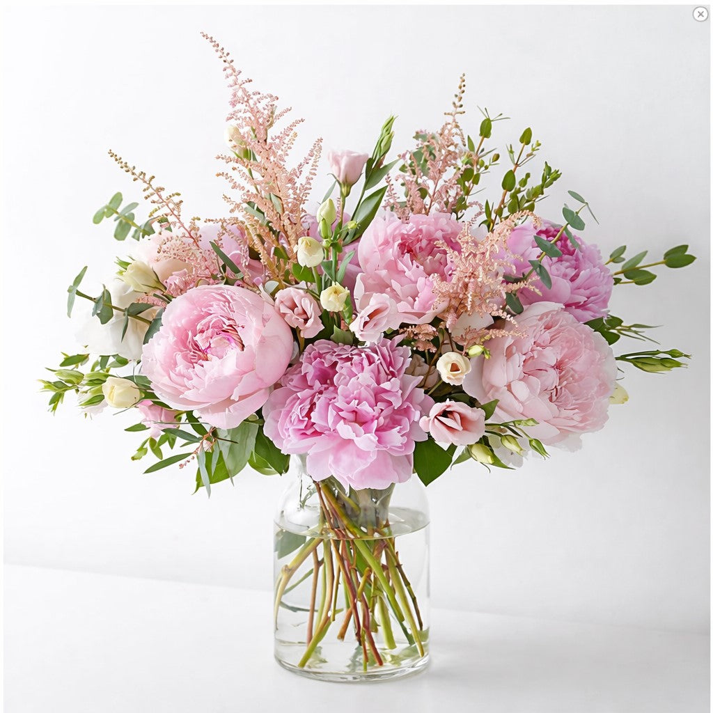 In the Garden Peony Bouquet – CHRISTELL'S FLOWERS, Killeen TX