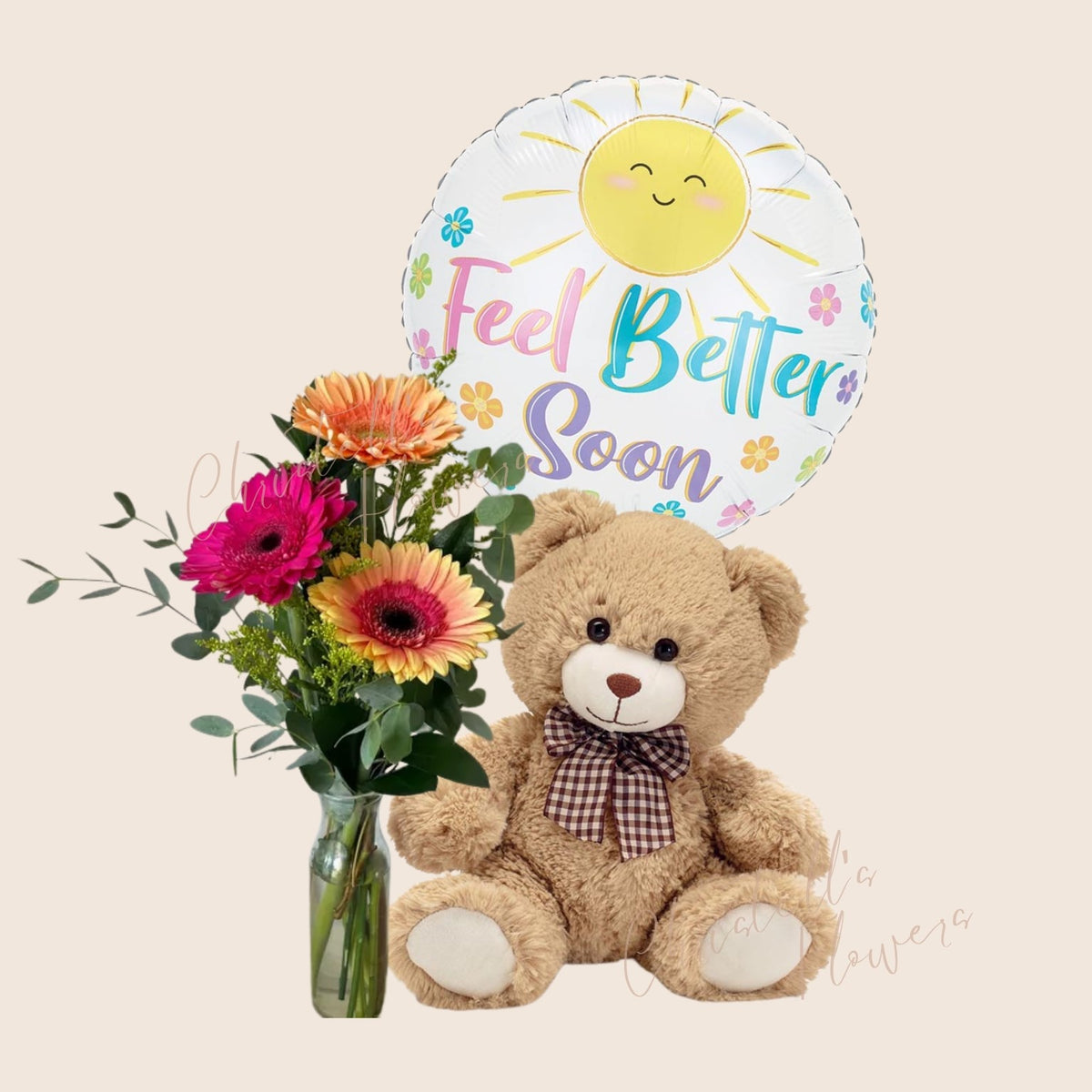 Get Well Soon Gerber Package – CHRISTELL'S FLOWERS, Killeen TX