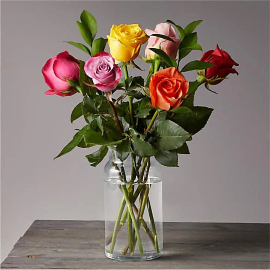 Happy Day Mixed Rose Bouquet