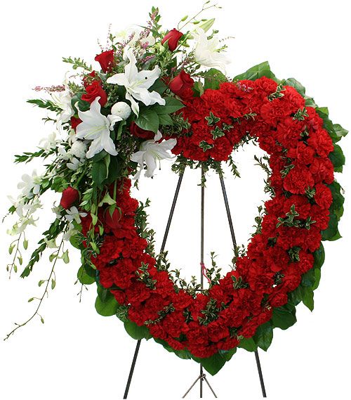Heartprints Standing Spray – CHRISTELL'S FLOWERS, Killeen TX