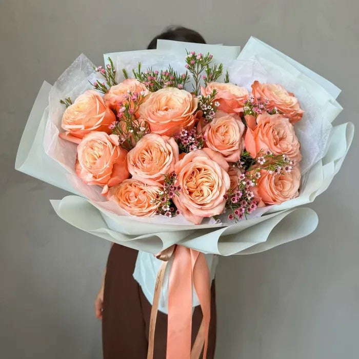 Kahala Garden Rose Bouquet – CHRISTELL'S FLOWERS, Killeen TX