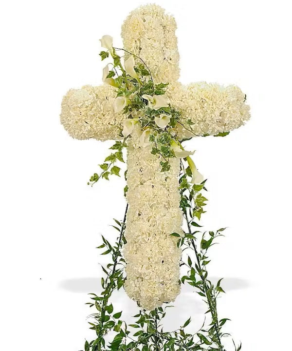 Lucent Life Standing Cross – CHRISTELL'S FLOWERS, Killeen TX