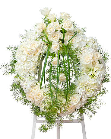 Luminous Standing Wreath – CHRISTELL'S FLOWERS, Killeen TX