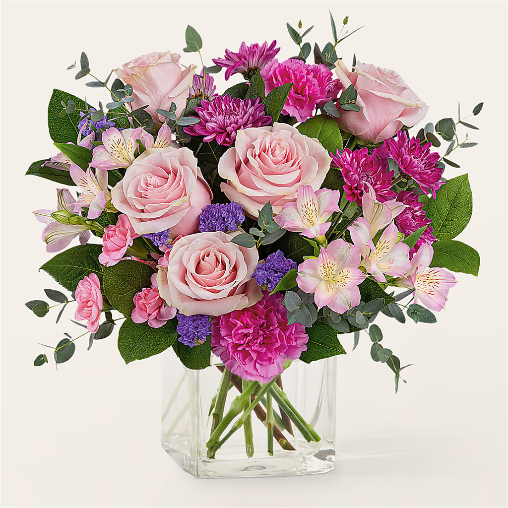 Rosy Radiance Bouquet – CHRISTELL'S FLOWERS, Killeen TX