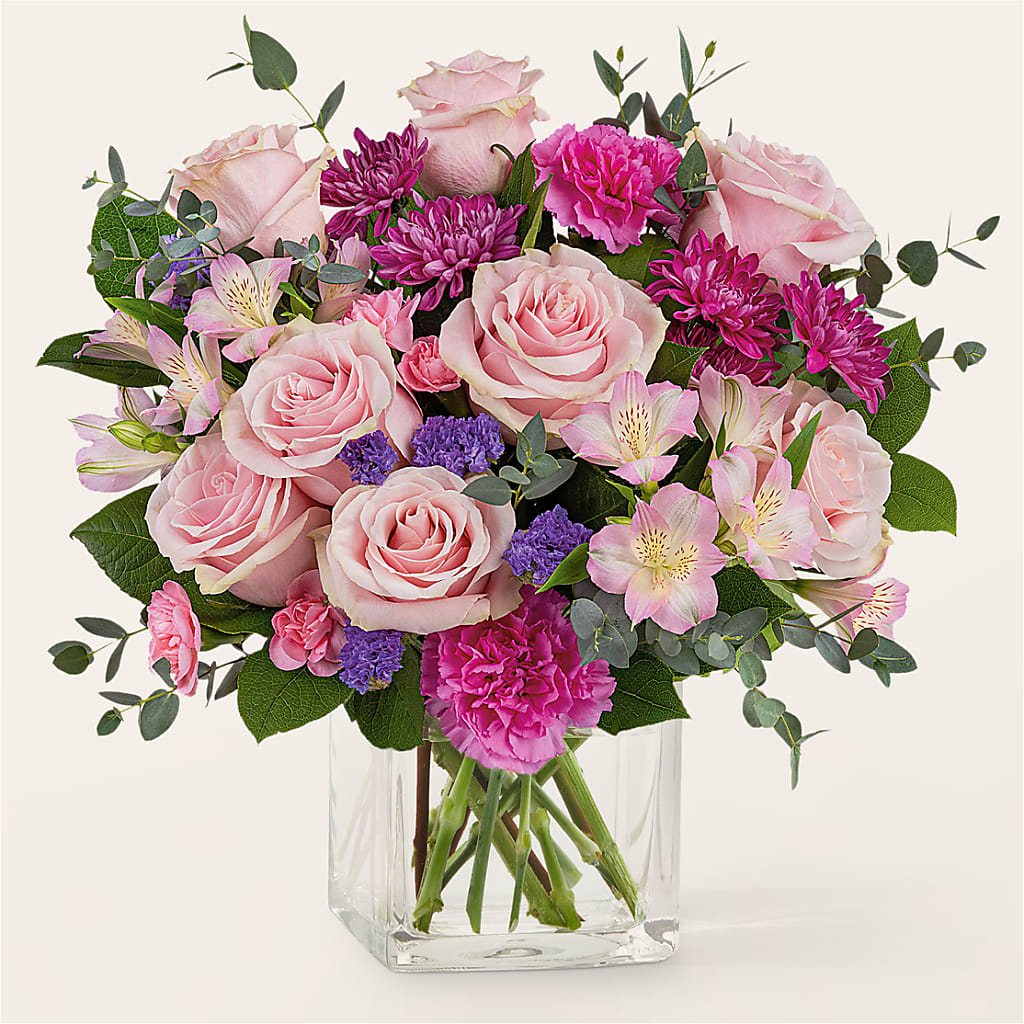 Rosy Radiance Bouquet – CHRISTELL'S FLOWERS, Killeen TX
