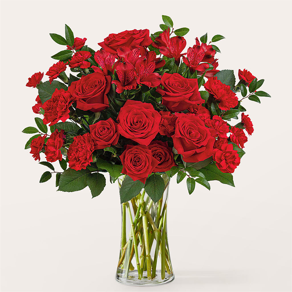 Brilliant Ruby Bouquet – CHRISTELL'S FLOWERS, Killeen TX