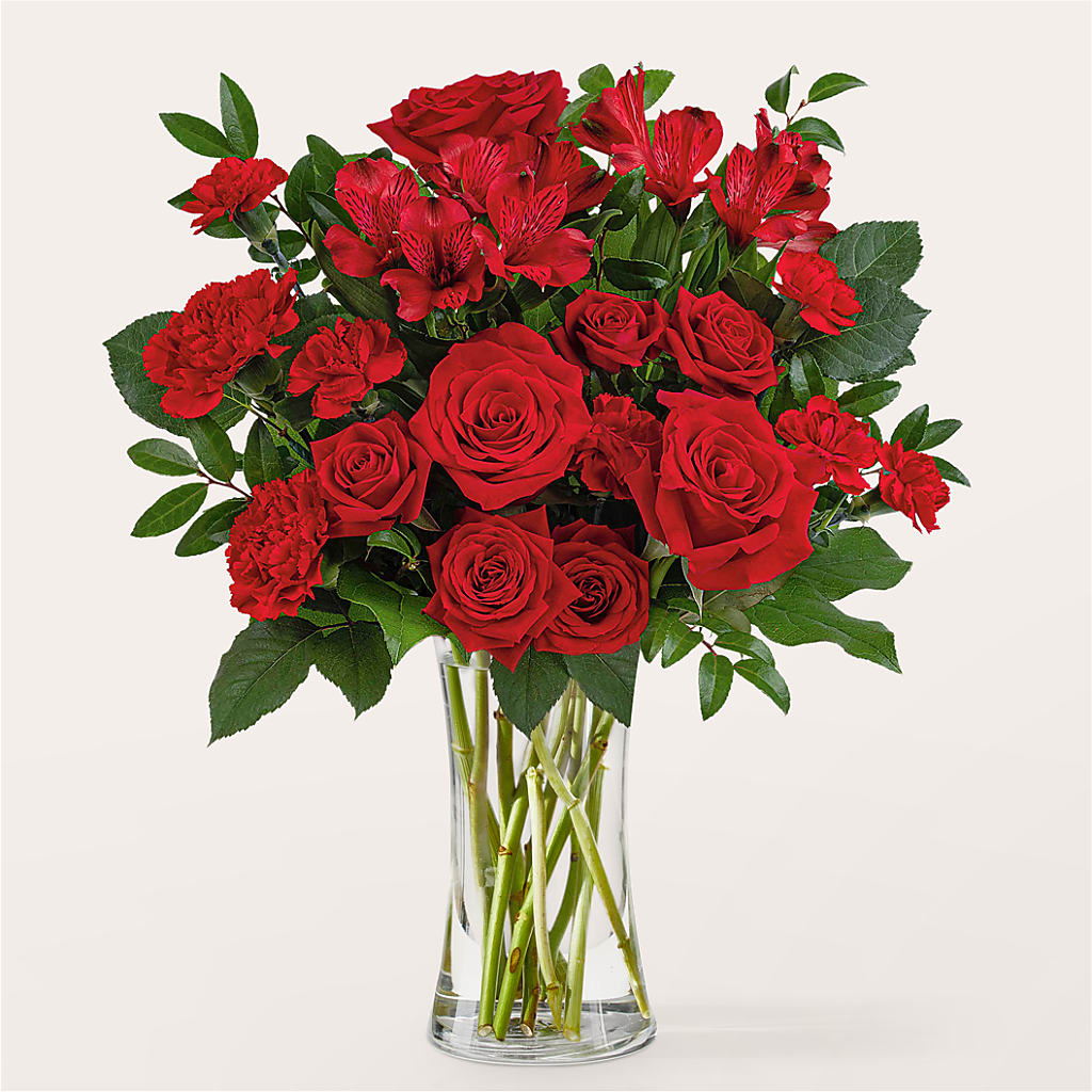 Brilliant Ruby Bouquet – CHRISTELL'S FLOWERS, Killeen TX
