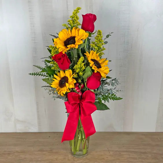Roses & Sunflowers