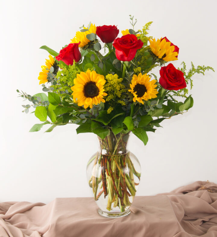 Roses & Sunflowers