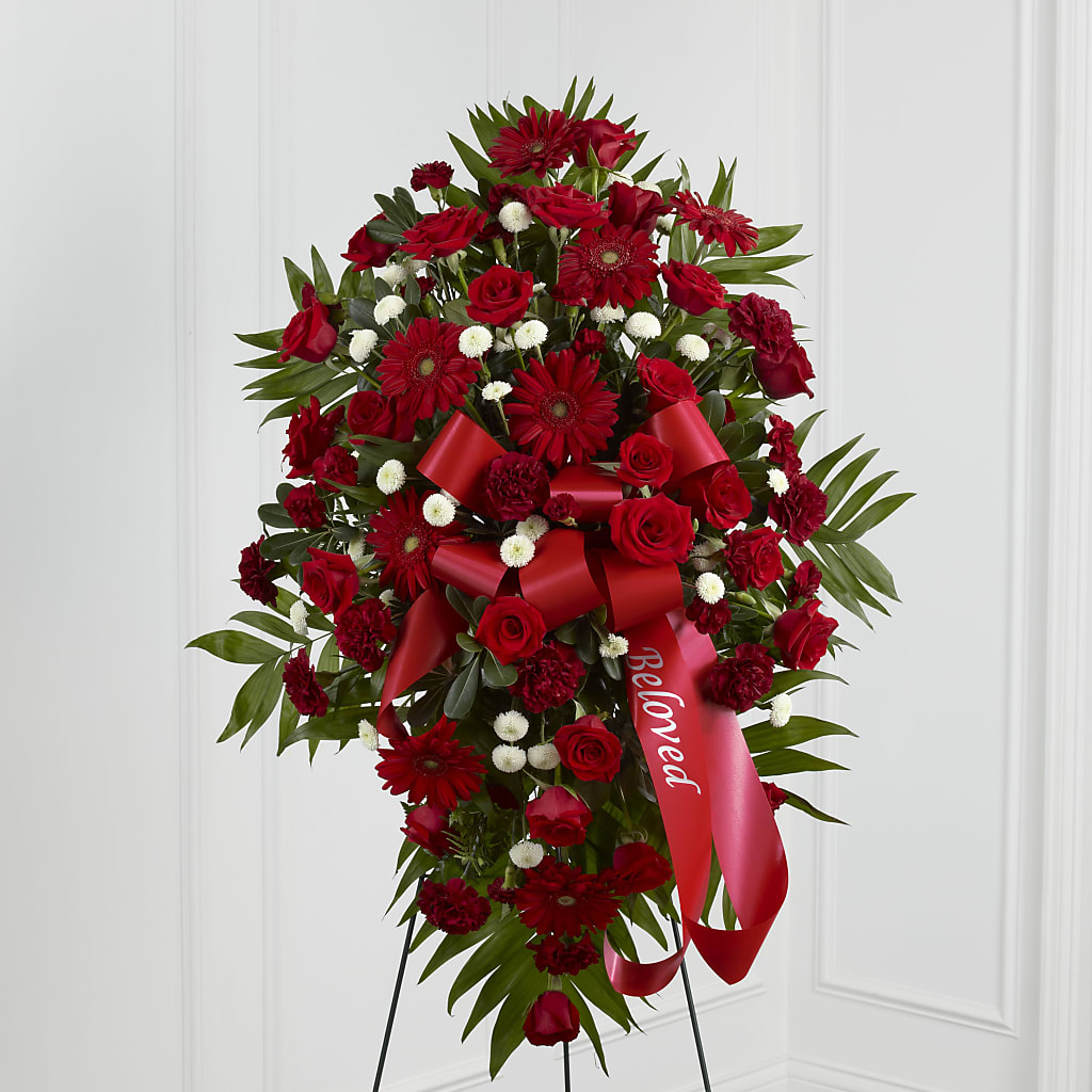 Treasured Memories Standing Spray – CHRISTELL'S FLOWERS, Killeen TX