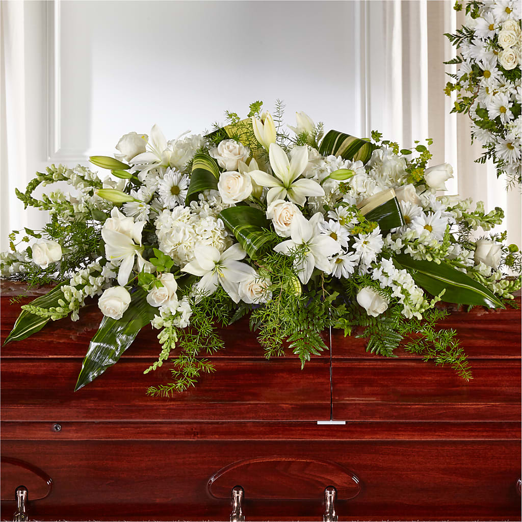 Abundance Casket Spray – CHRISTELL'S FLOWERS, Killeen TX
