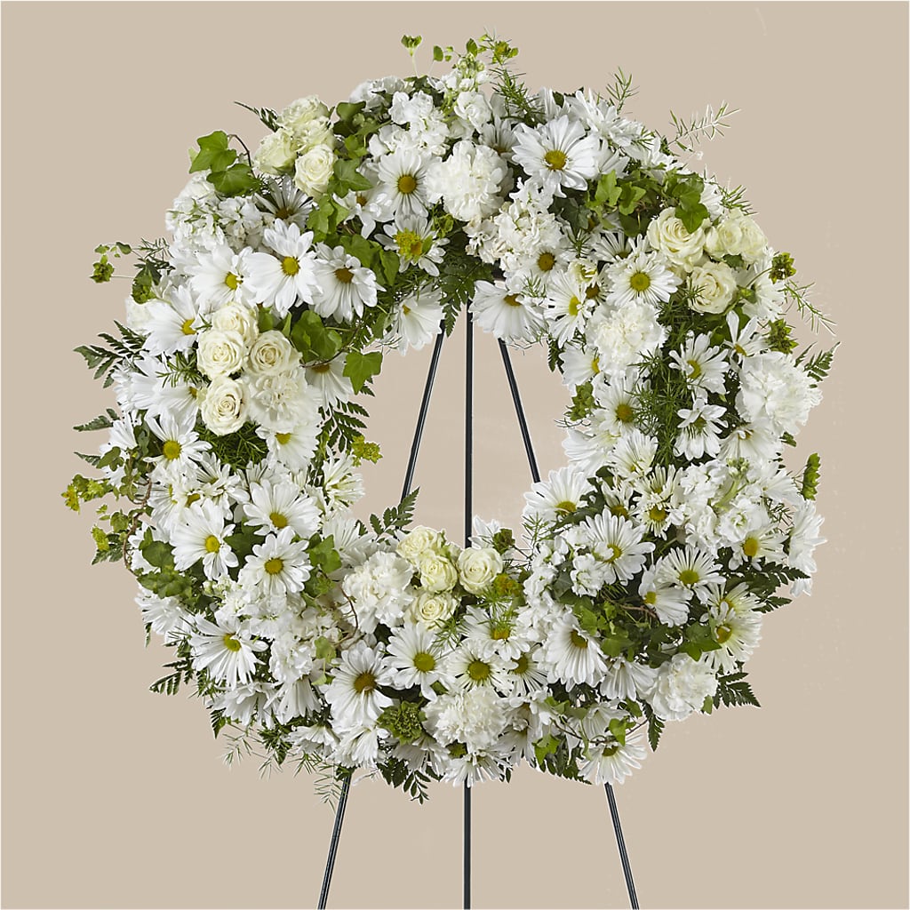 Faithful Wishes Wreath – CHRISTELL'S FLOWERS, Killeen TX