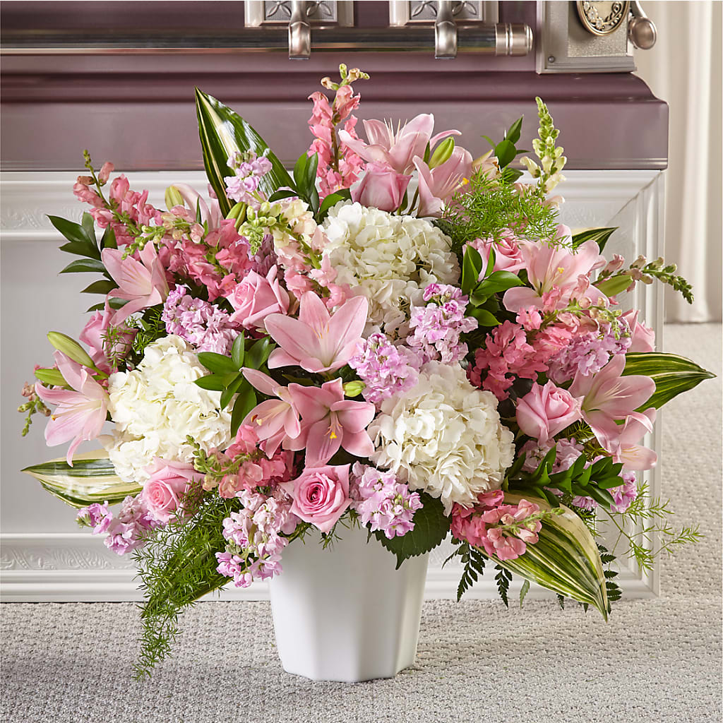 Simply Serene Floor Basket – CHRISTELL'S FLOWERS, Killeen TX