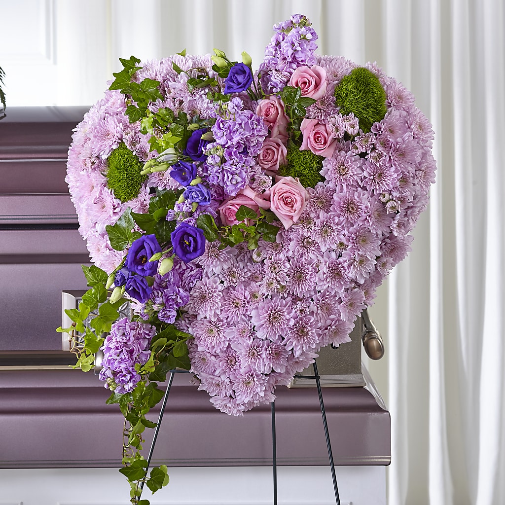 Treasured Love Standing Heart – CHRISTELL'S FLOWERS, Killeen TX