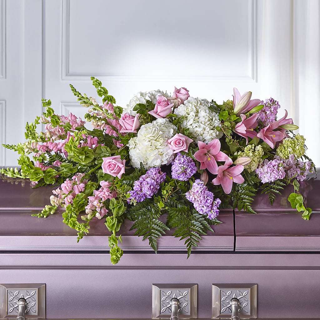 Life's Gratitude Casket Spray – CHRISTELL'S FLOWERS, Killeen TX