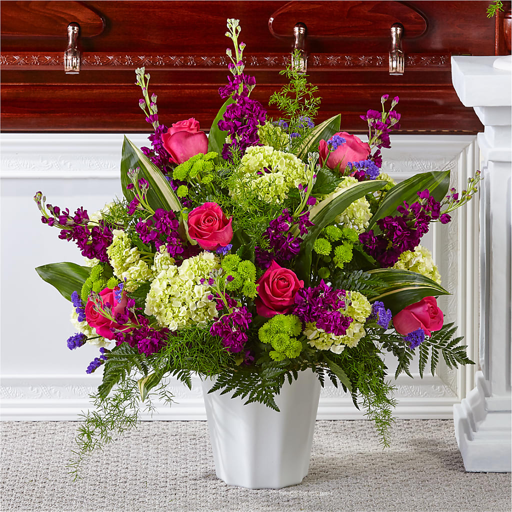 Beautiful Horizons Floor Basket – CHRISTELL'S FLOWERS, Killeen TX