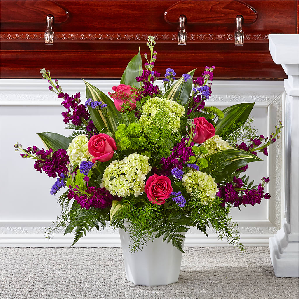 Beautiful Horizons Floor Basket – CHRISTELL'S FLOWERS, Killeen TX