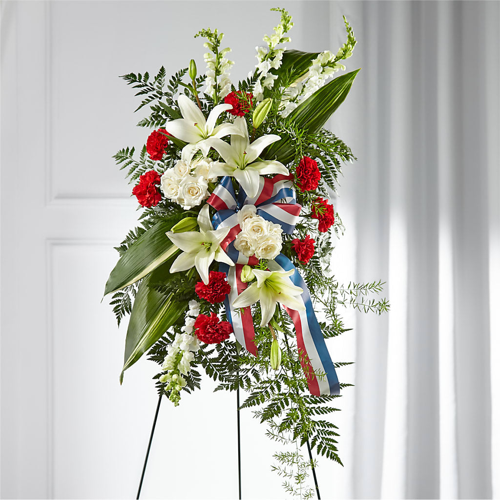 Stars of Life Standing Spray – CHRISTELL'S FLOWERS, Killeen TX