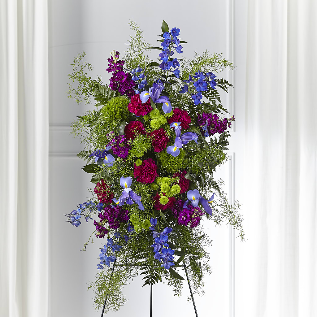 Heavenly Skies Standing Spray – CHRISTELL'S FLOWERS, Killeen TX