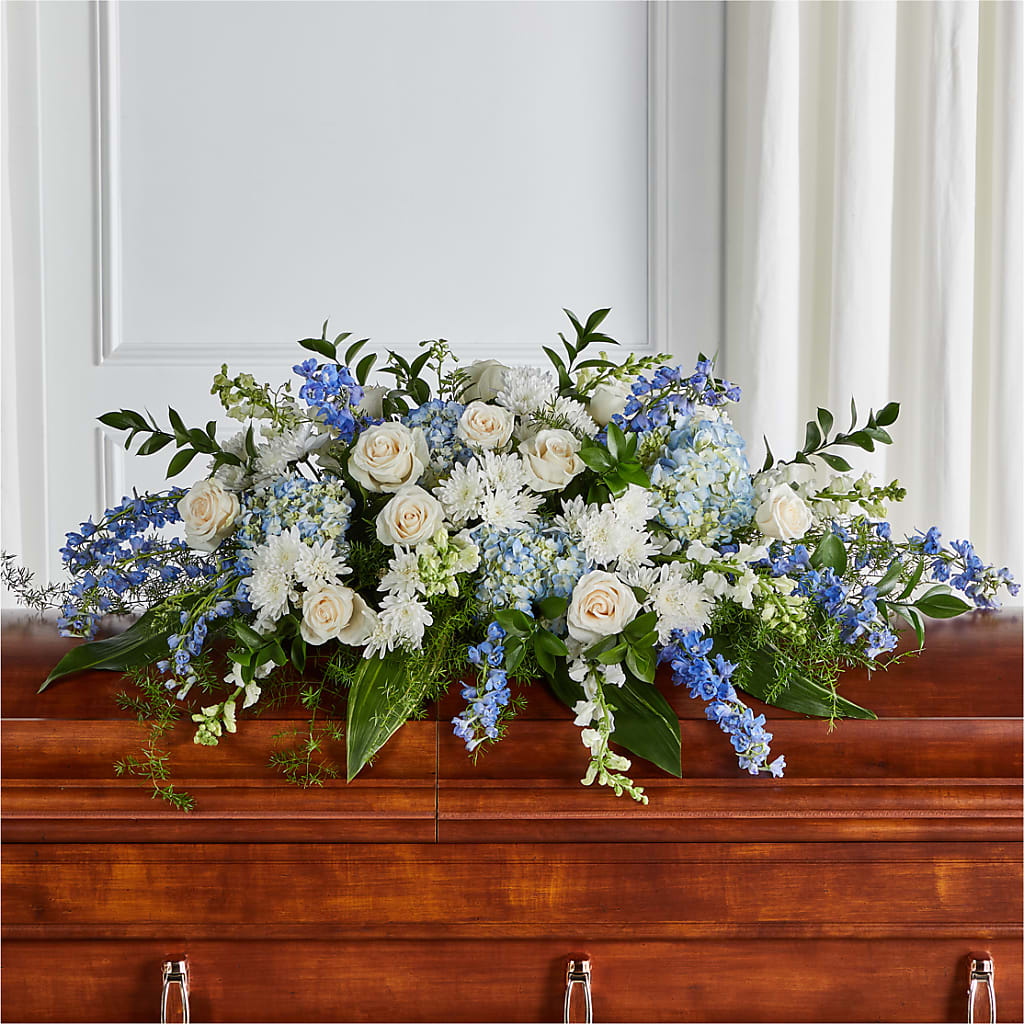 Timeless Essence Casket Spray – CHRISTELL'S FLOWERS, Killeen TX