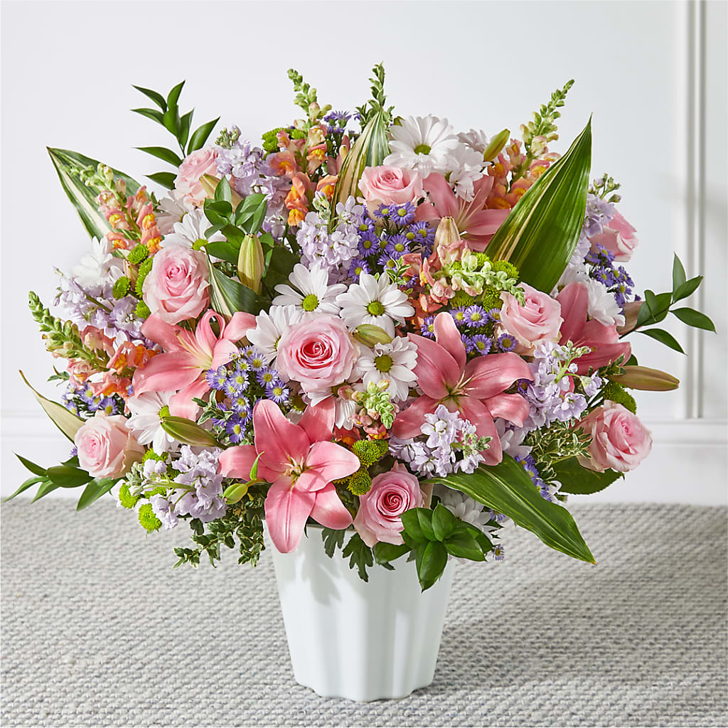 Abundant Compassion Floor Basket – CHRISTELL'S FLOWERS, Killeen TX