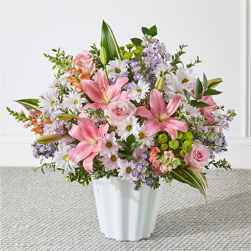 Abundant Compassion Floor Basket – CHRISTELL'S FLOWERS, Killeen TX