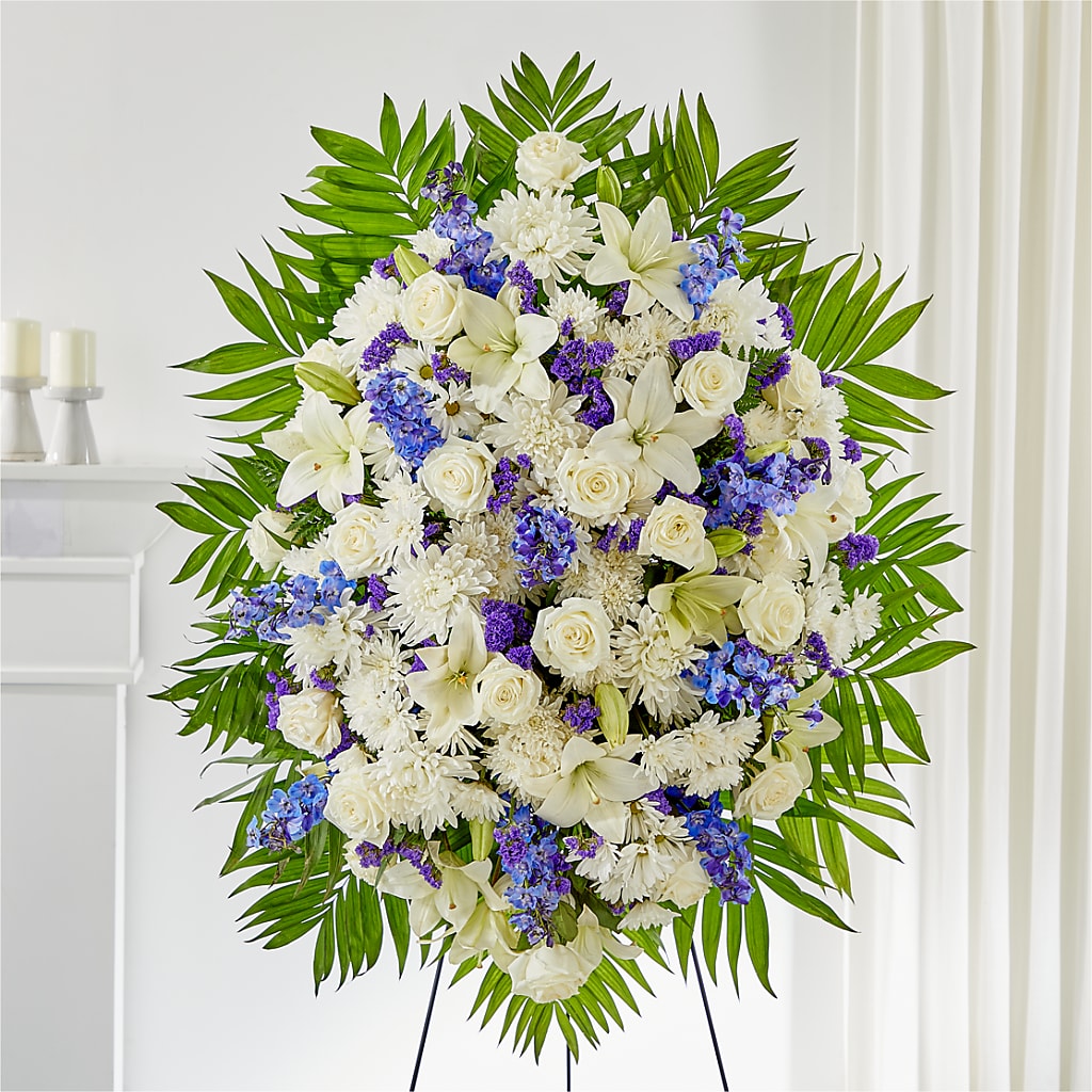 At Rest Standing Spray – CHRISTELL'S FLOWERS, Killeen TX