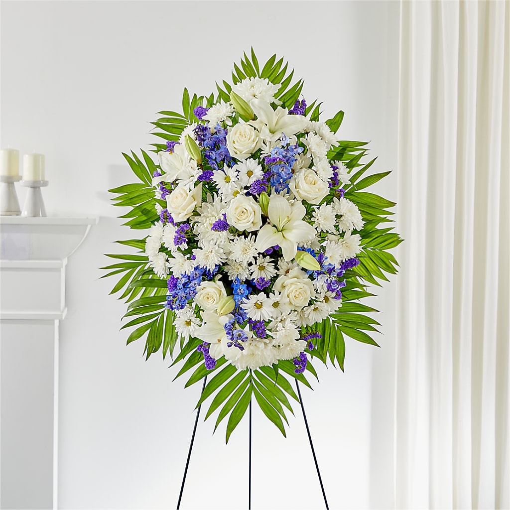 At Rest Standing Spray – CHRISTELL'S FLOWERS, Killeen TX