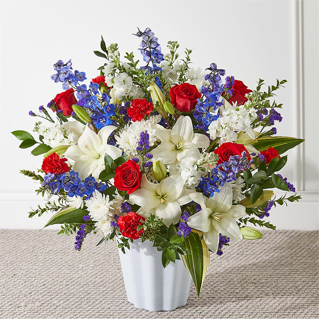 Consoled Floor Basket – CHRISTELL'S FLOWERS, Killeen TX
