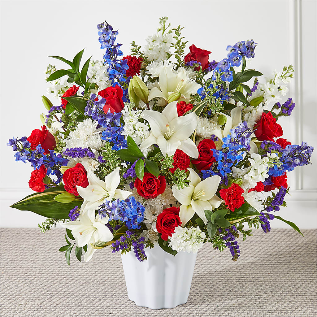 Consoled Floor Basket – CHRISTELL'S FLOWERS, Killeen TX
