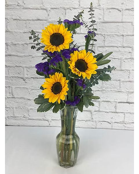 Sunflower Budvase