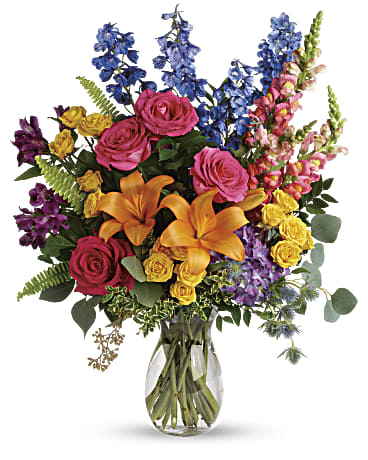 Rainbow Brights Bouquet – CHRISTELL'S FLOWERS, Killeen TX