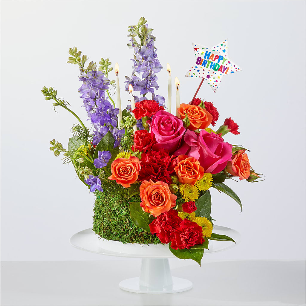 Best Year Yet Floral Cake – CHRISTELL'S FLOWERS, Killeen TX
