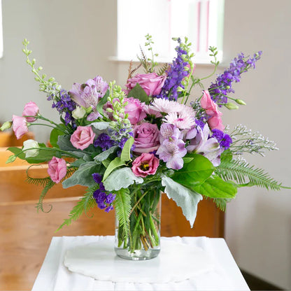 Lovely Lavenders Tribute Vase Bouquet – CHRISTELL'S FLOWERS, Killeen TX