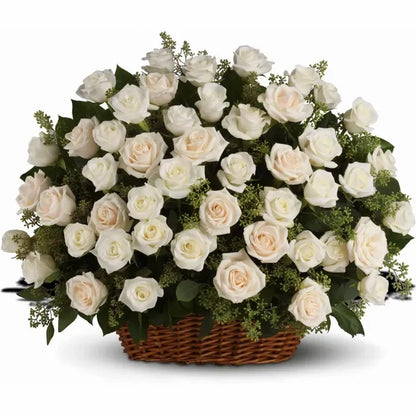 Bountiful Rose Basket – CHRISTELL'S FLOWERS, Killeen TX